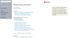 Desktop Screenshot of docs.racket-lang.org